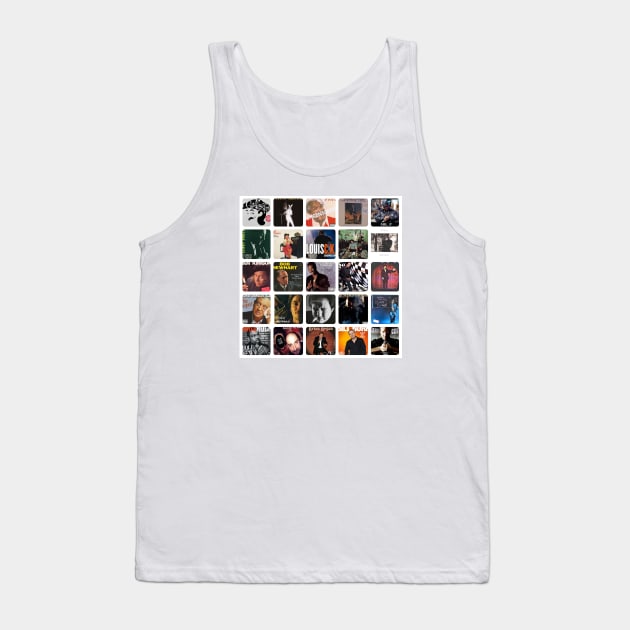 20 Funny Albums Tank Top by That Junkman's Shirts and more!